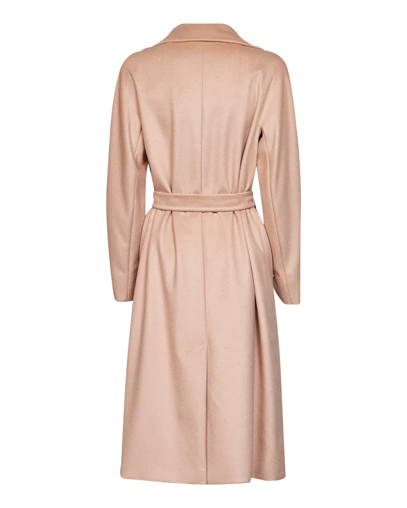 Max Mara Women's Wrap Coat Wkdresina Pink Virgin Wool Pink