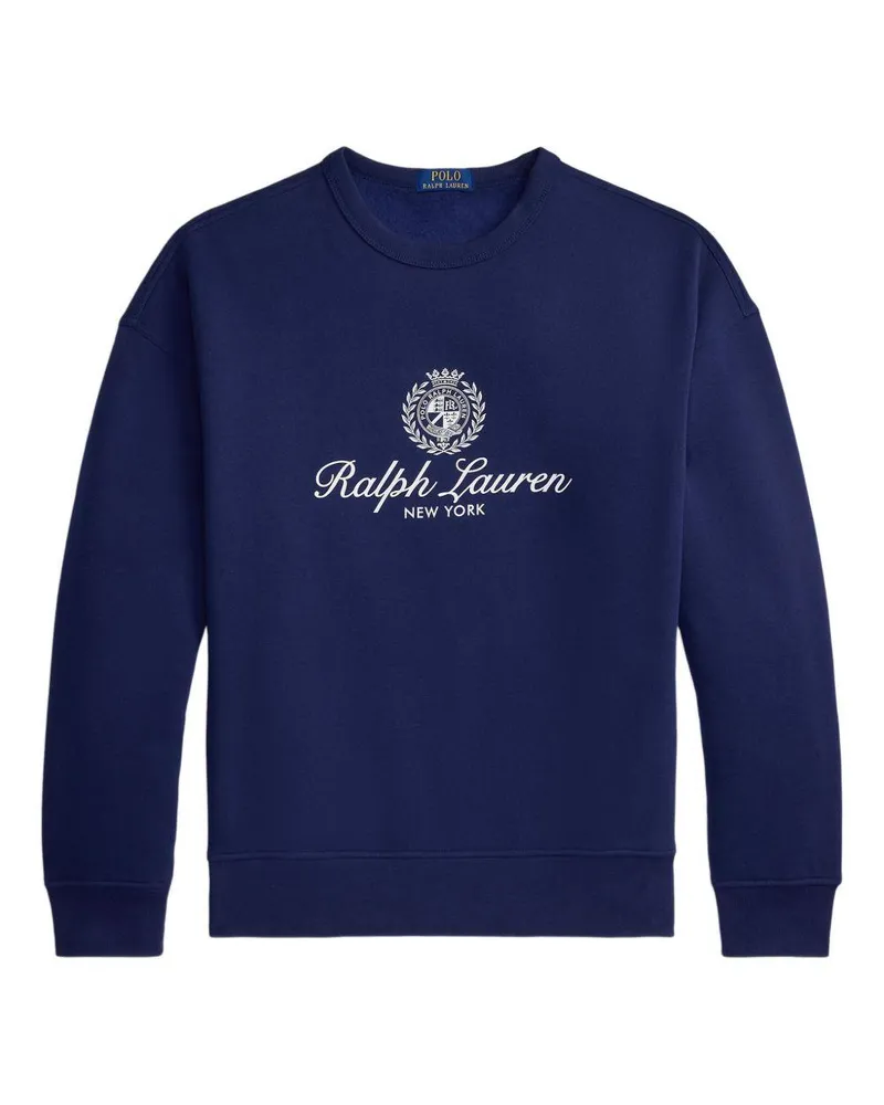 Ralph Lauren Men's Sweatshirt Blue Cotton Sweatshirts Sweater Navy
