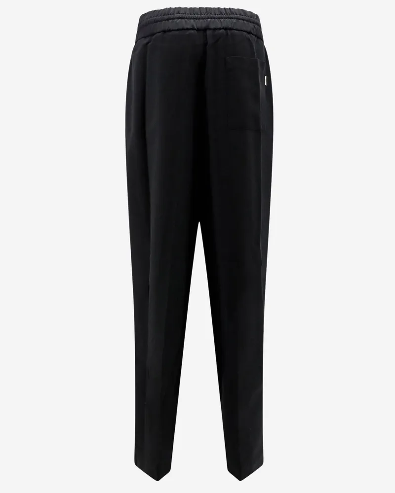 AMI Paris Virgin Wool Trousers — Black Black