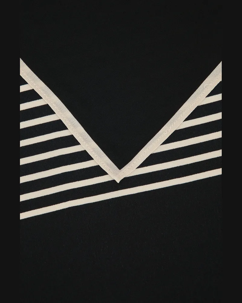 Totême Monogram Scarf — Black Black