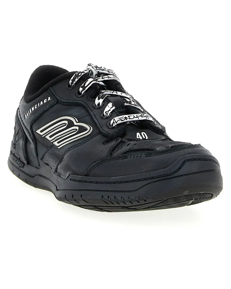 Balenciaga Hamptons Sneaker — Black Black