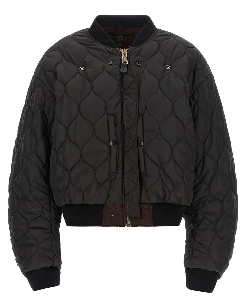 Maison Margiela Reversible Bomber Jacket — Brown Brown