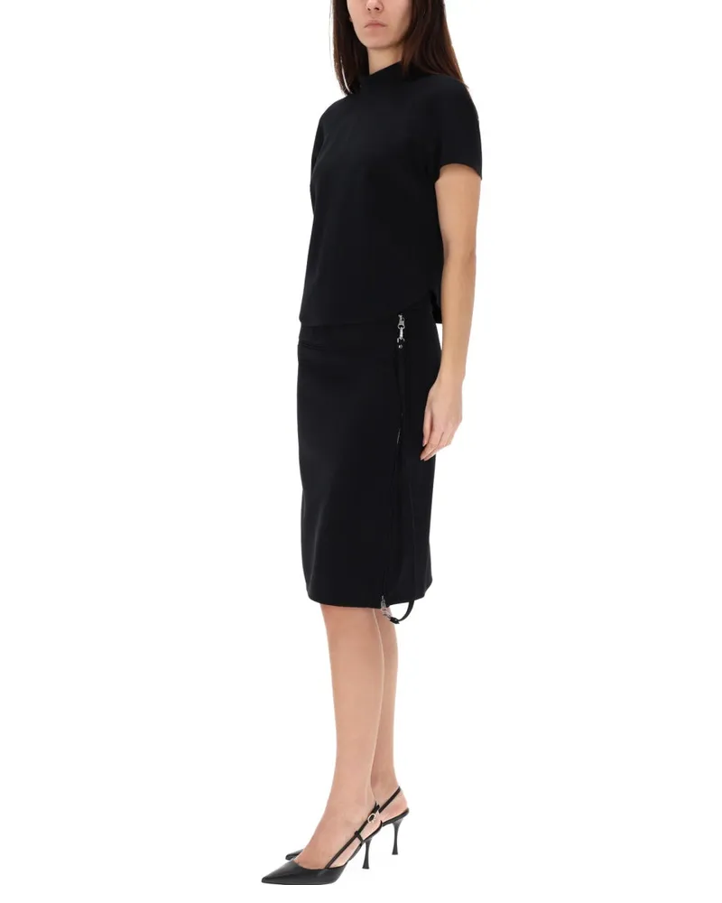 Courrèges Circle Heritage Blouse — Black Black