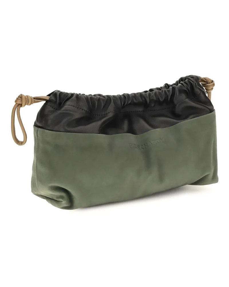 Pierre Hardy Women's Twin Clutch Bag Black-Kaki-Camel Shoulder Green