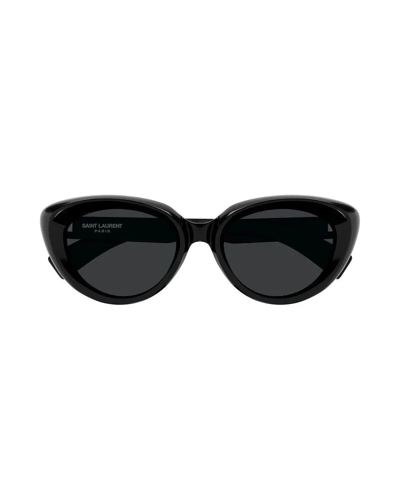 Saint Laurent Unisex Sunglasses Black Recycled Acetate Black