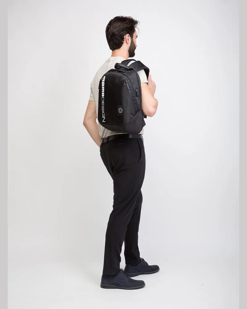 MOMO DESIGN Men's Backpack Black-Black Polyester Bags - Backpacks Black/black Black