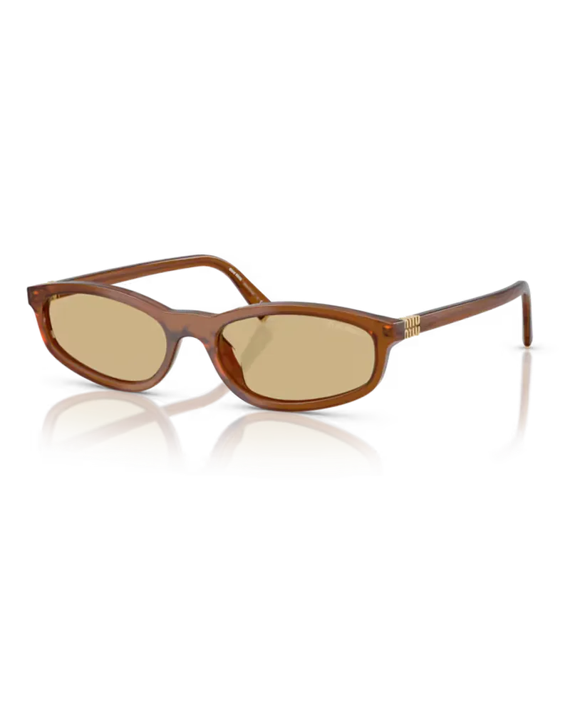 Miu Miu SMUA06 Sunglasses — Brown Brown