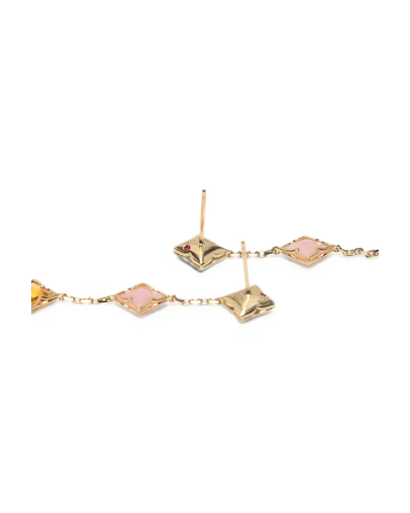 Roberto Coin Women's 18kt Yellow Gold Diamonds Earrings Ss26 W Gold
