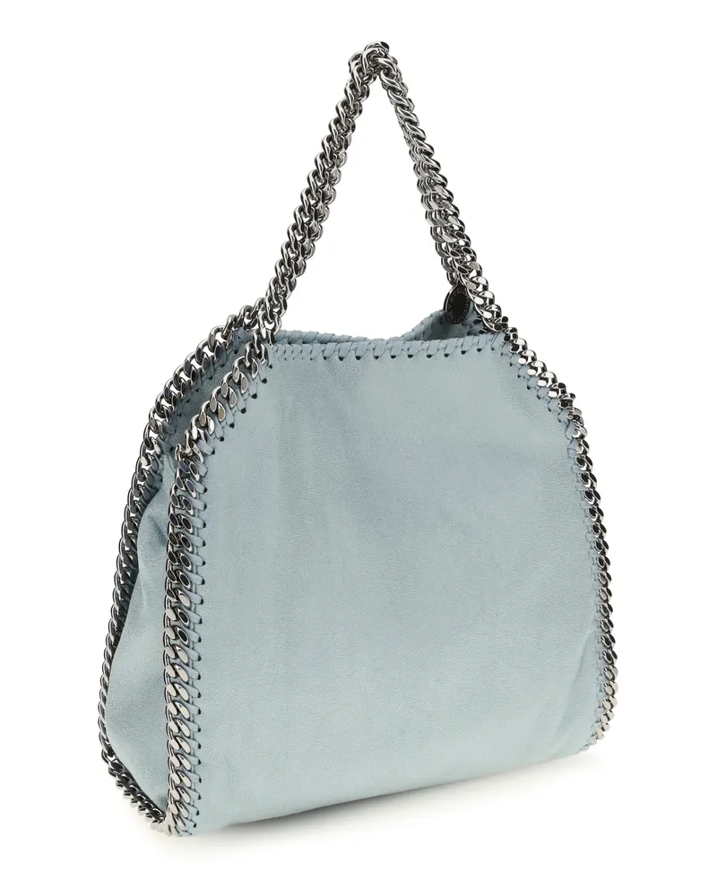 Stella McCartney Women's Handbag Falabella Mini Ice Blue Polyester Handbags Hand Bags Blue