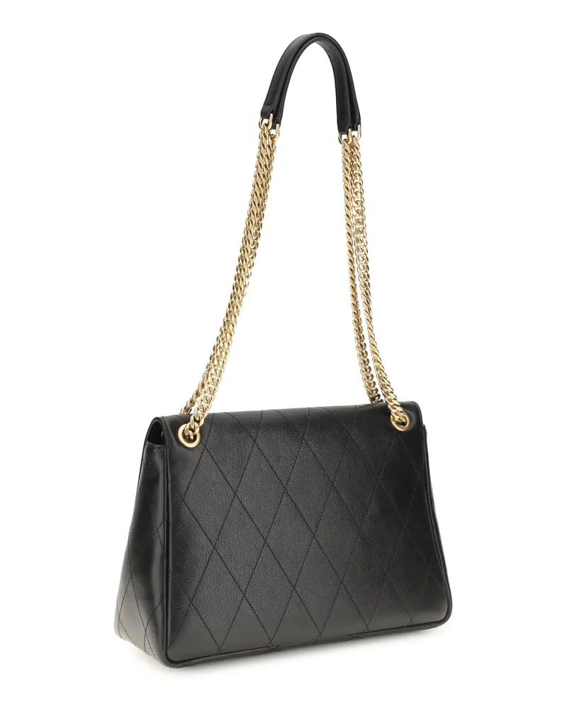 Tory Burch Charlie Shoulder Bag — Black Black