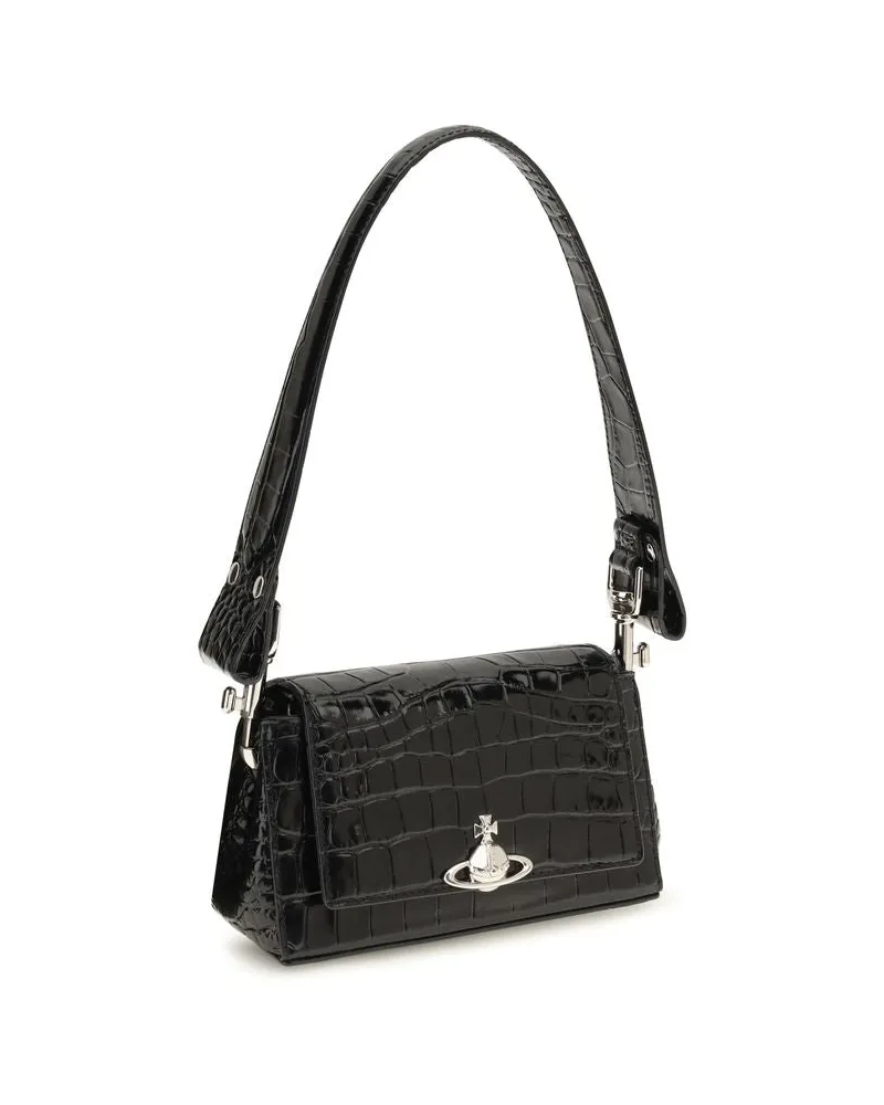 Vivienne Westwood Hazel Shoulder Bag — Black Black