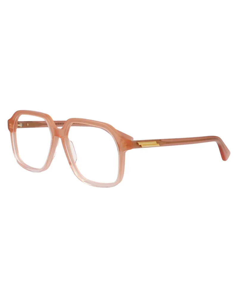 Bottega Veneta Unisex Sunglasses Pink Transparent Acetate Pink-Pink-Transparent Glasses & Frames Pink/pink/transparent Pink