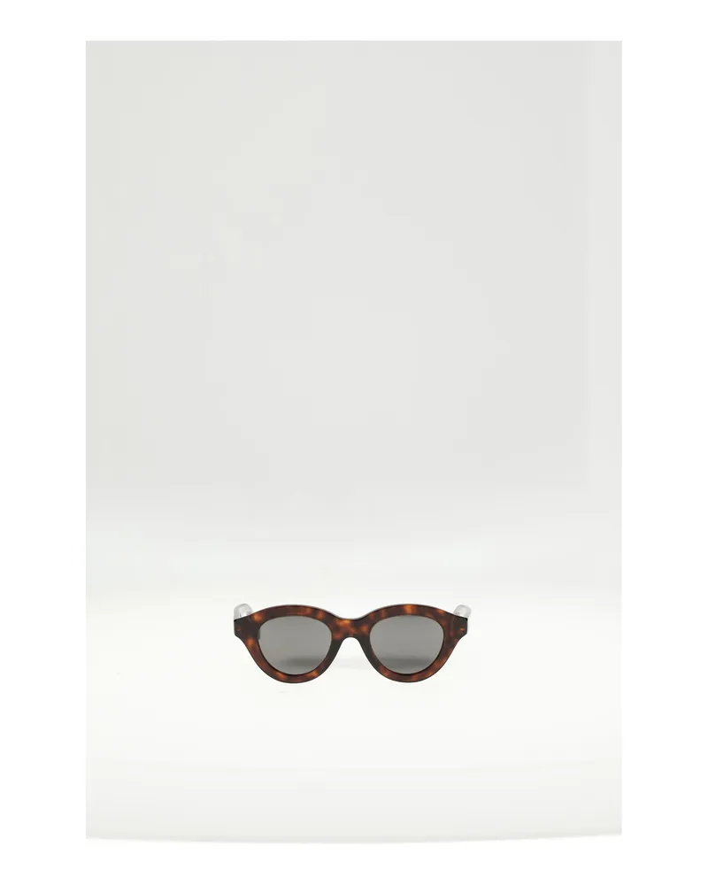 Celine Women's Sunglasses Triomphe Mini Red Havana Acetate Red