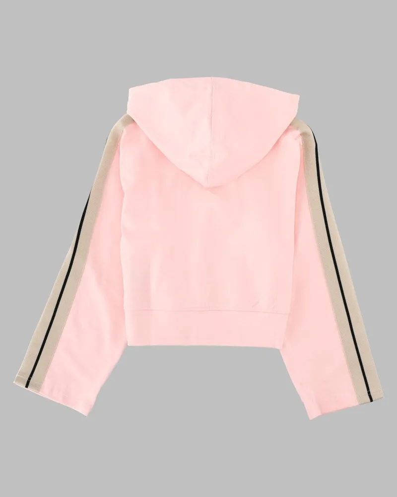Palm Angels Logo-Embroidered Viscose Blend Hoodie — Pink Pink