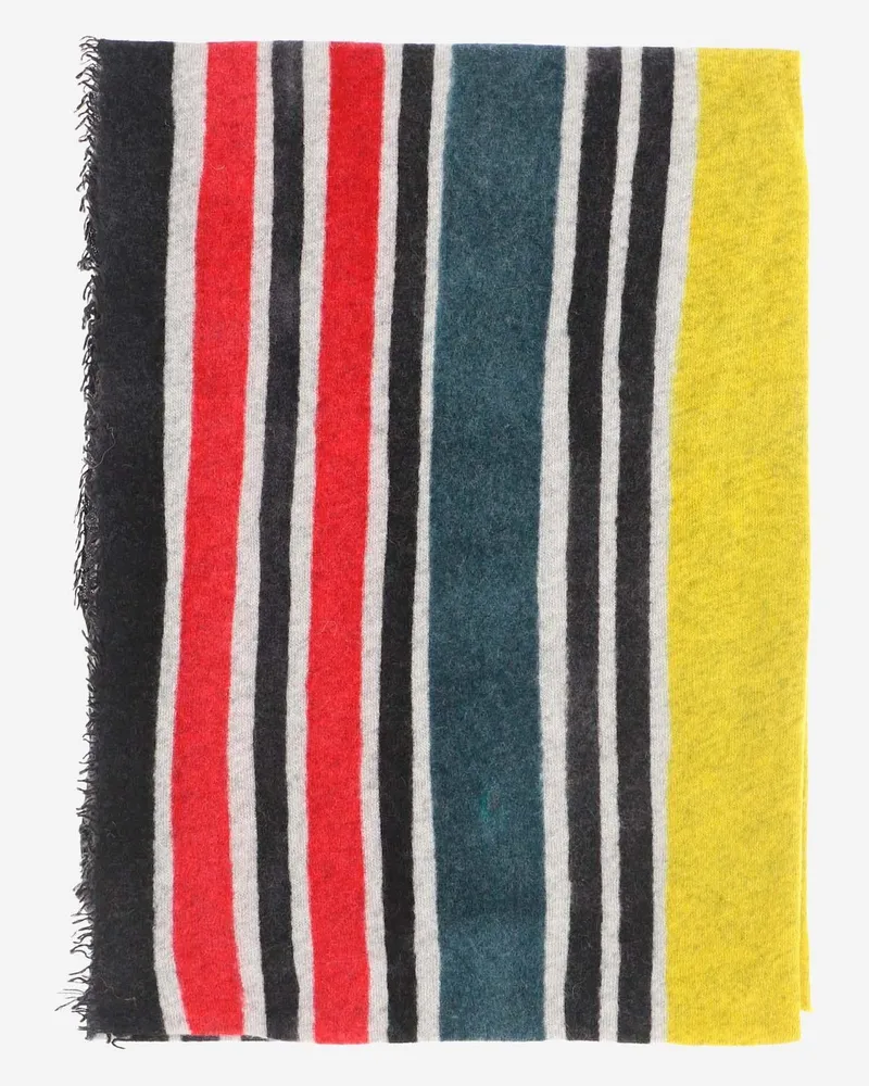 Faliero Sarti Women's Striped Cashmere Scarf Scarfs Multicolor