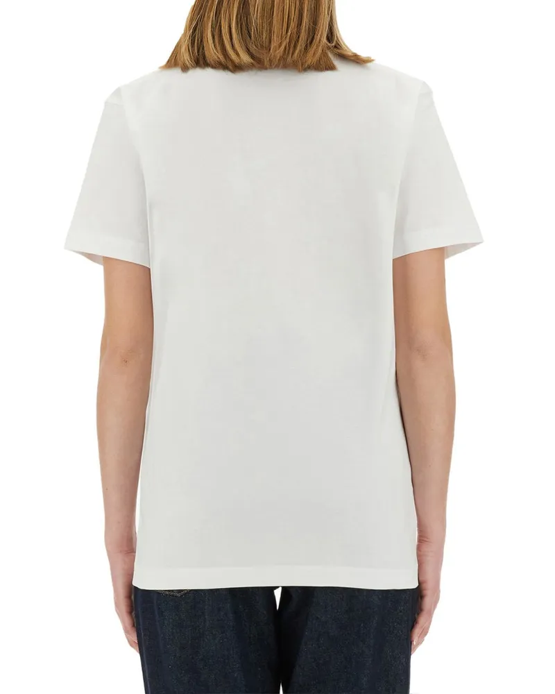 Moschino Logo Print T-Shirt — White White