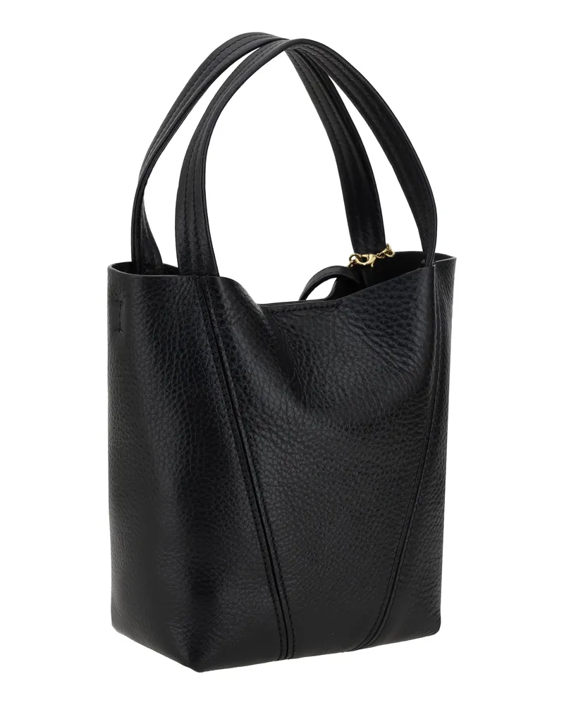 Chloé Women's Shoulder Bag Spin Black Leather Calf Black