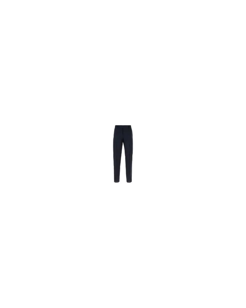Fendi Fb1108ayu7 F0qg0 Dark Blu Exterior: Virgin Wool Pantaloni Trousers Navy