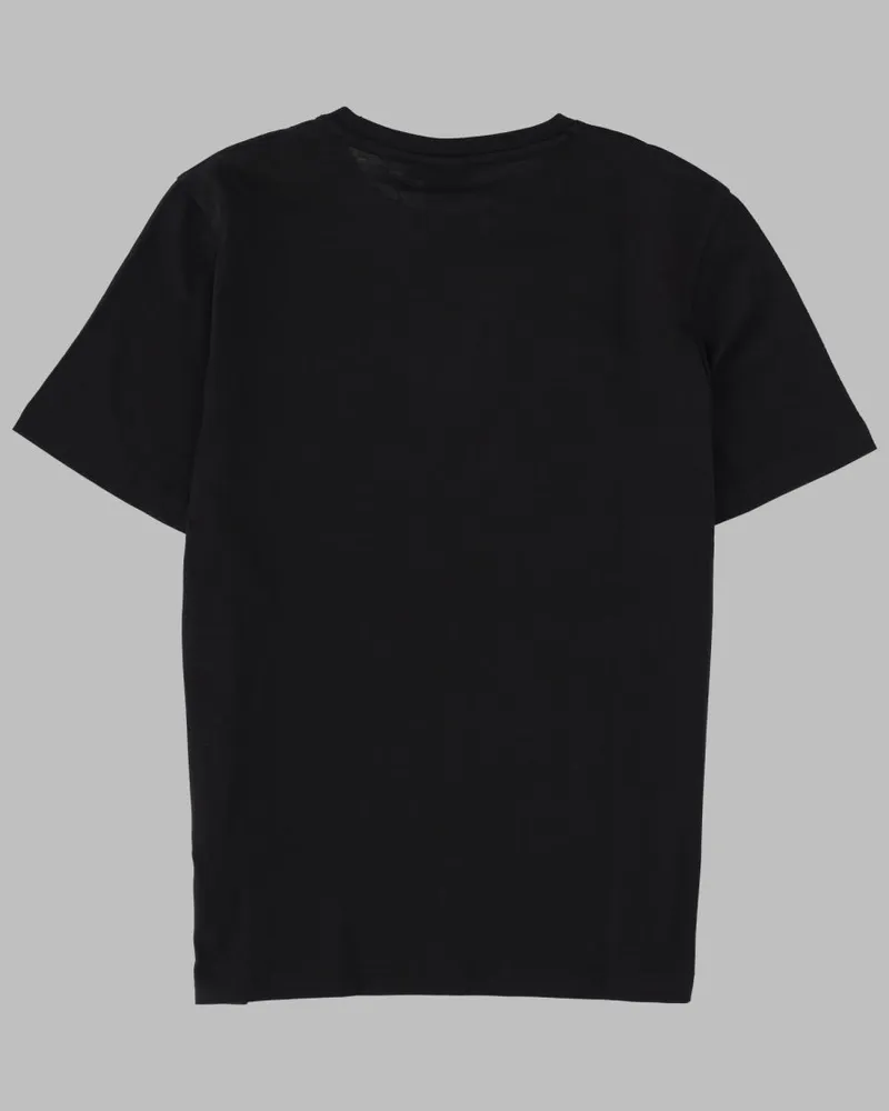 HUGO BOSS Logo Cotton T-Shirt — Black Black