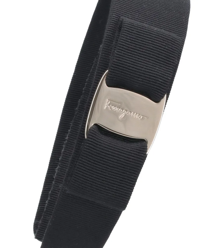 Ferragamo Women's Accessories Black Cotton Black