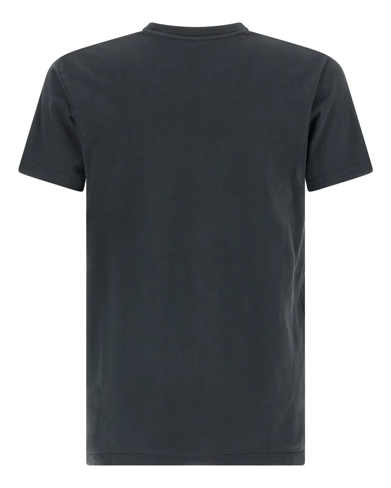 Maison Margiela Men's Black Cotton T-Shirt Black