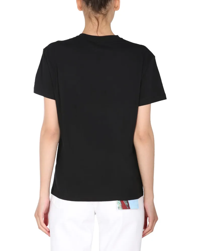 Raf Simons Crew Neck Cotton T-Shirt — Black Black