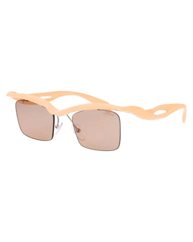 Prada Men's Sunglasses Nylon Blue Beige