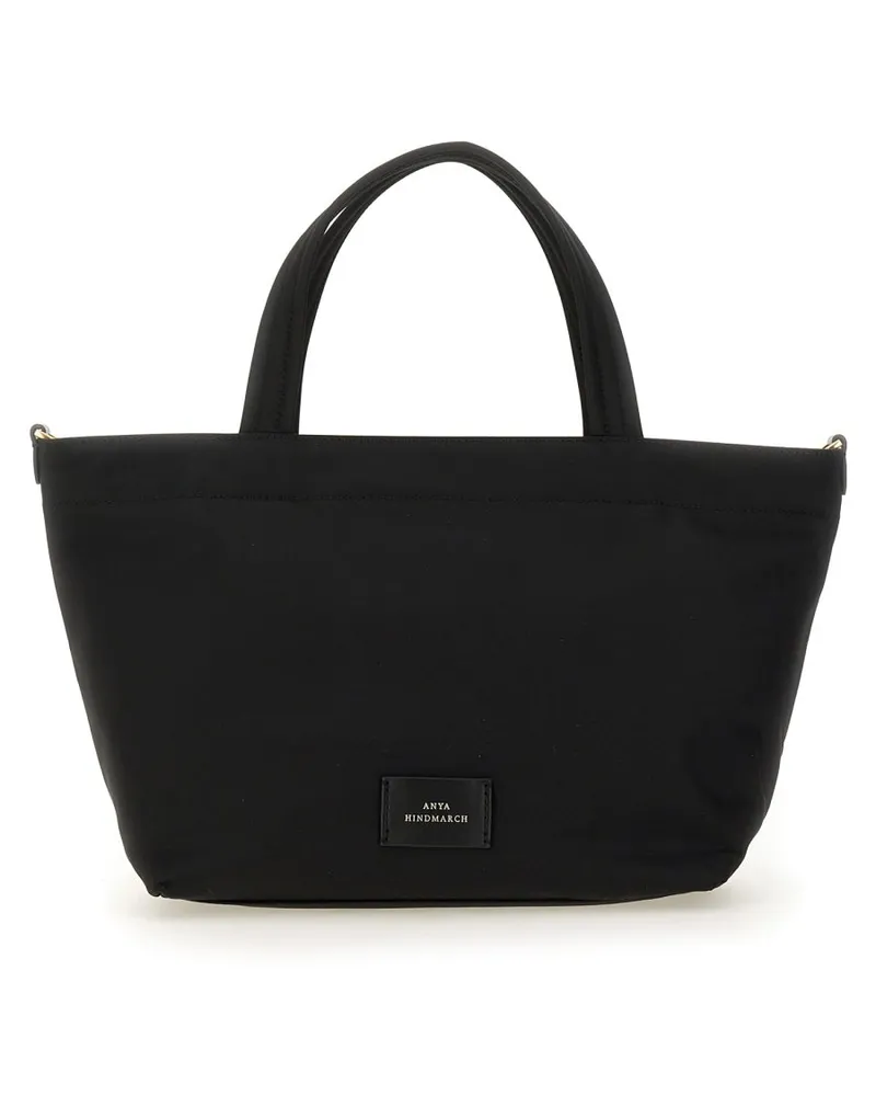 Anya Hindmarch Women's Tote Bag Eyes Mini Black Handbags Hand Black