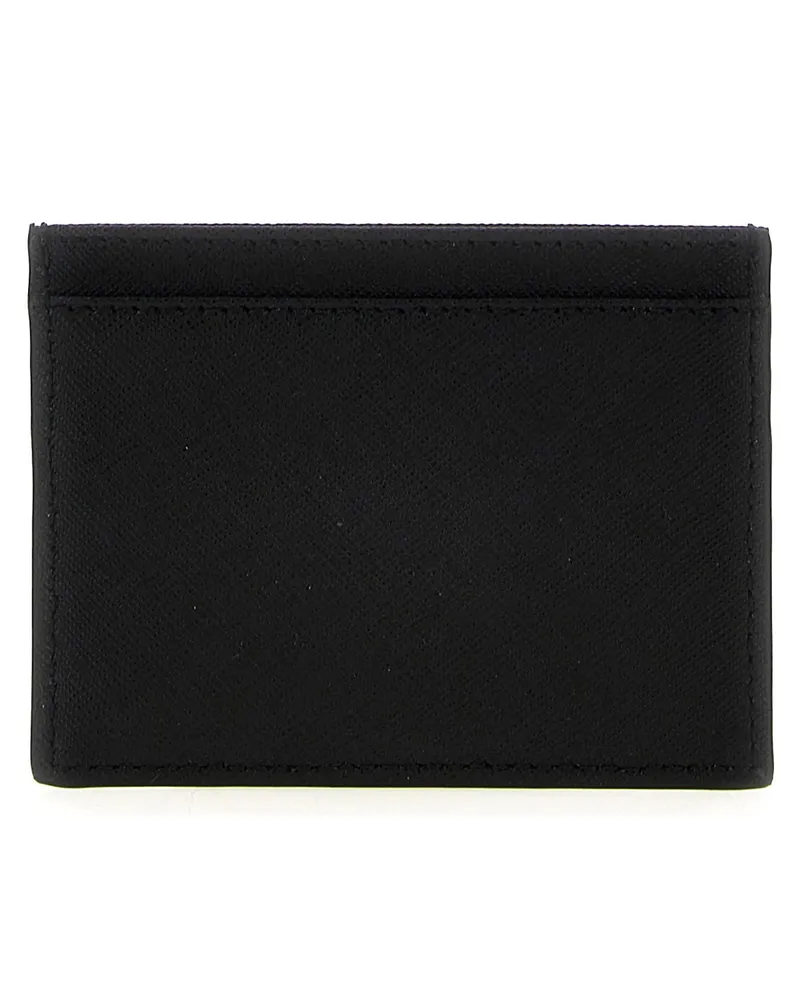 Vivienne Westwood Logo Metal Card Case — Black Black