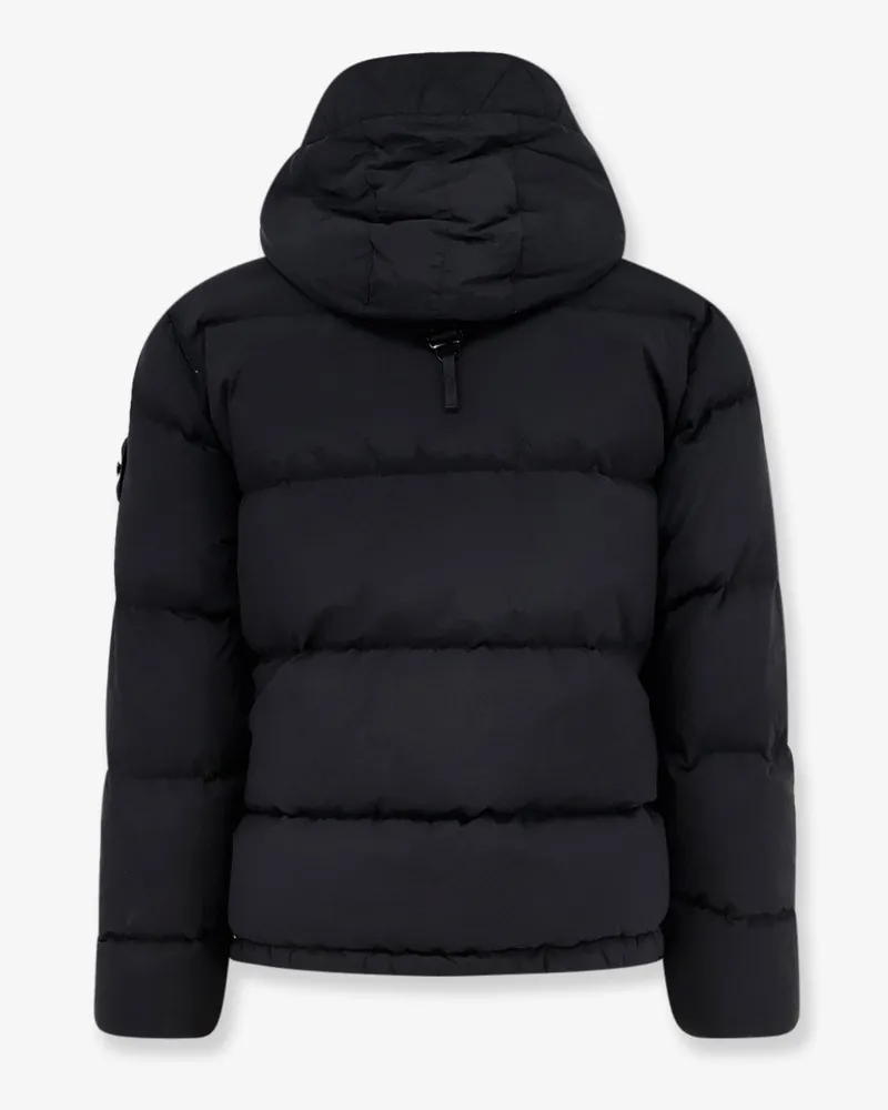 Stone Island Men's Down Jacket Nylon Metal Black Black