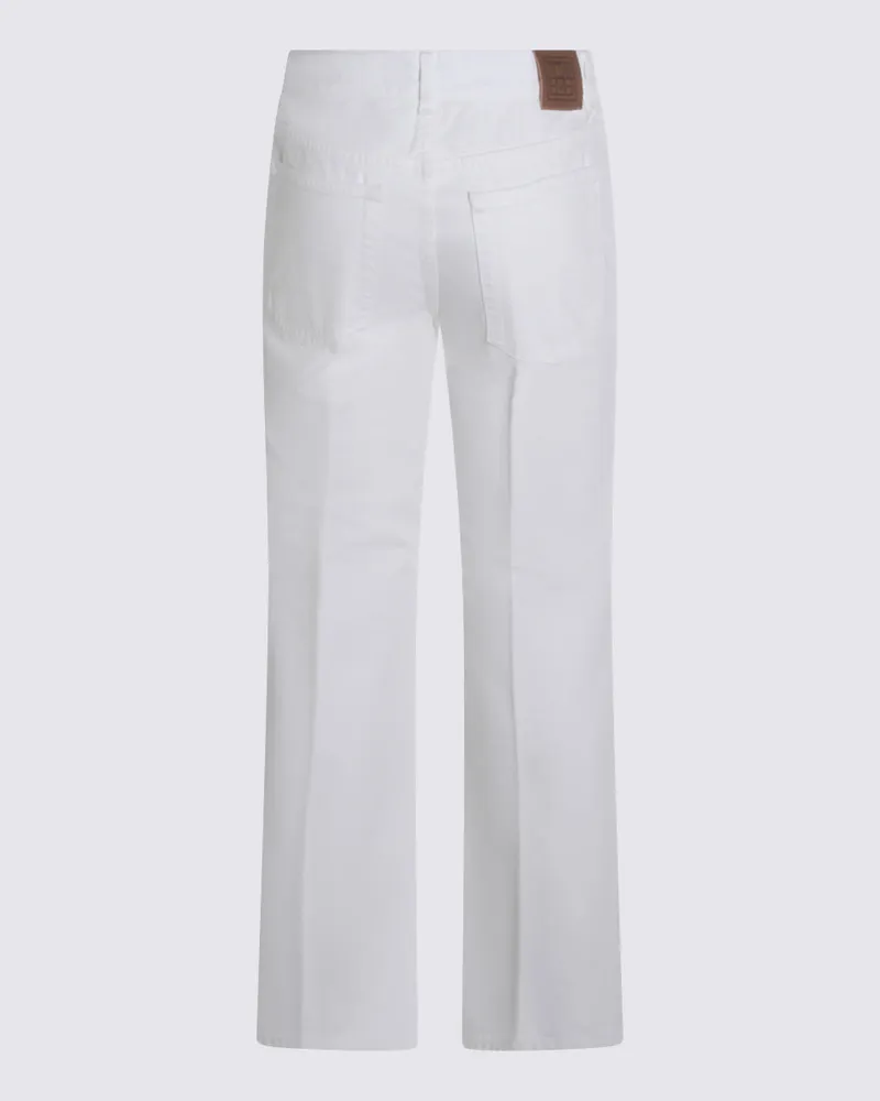 Totême Women's Jeans Off-White _co White