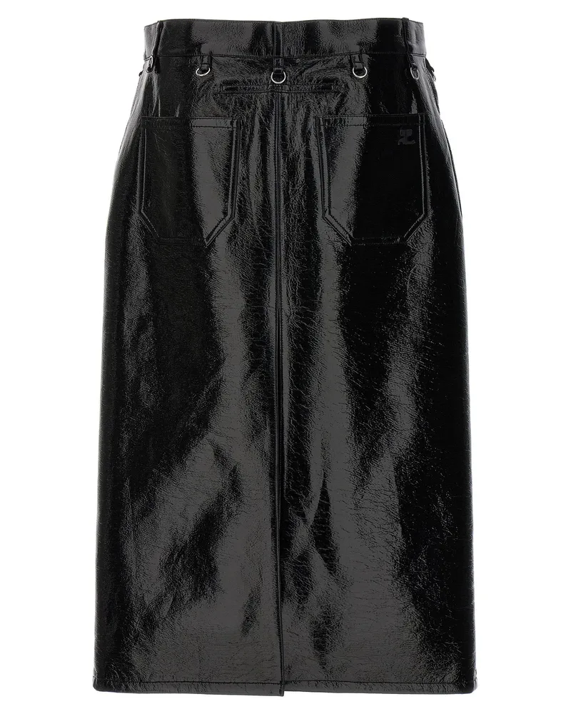Courrèges Skirt — Black Black