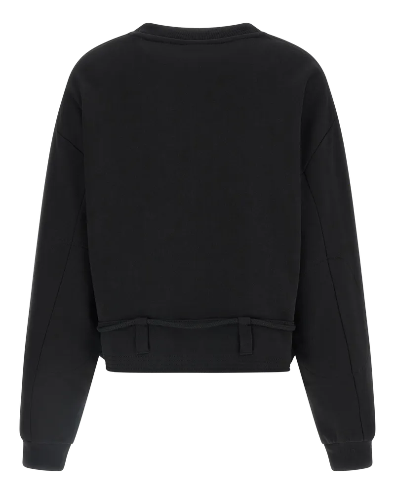 Dries van Noten Women's Black Cotton Sweatshirt Clothing Black