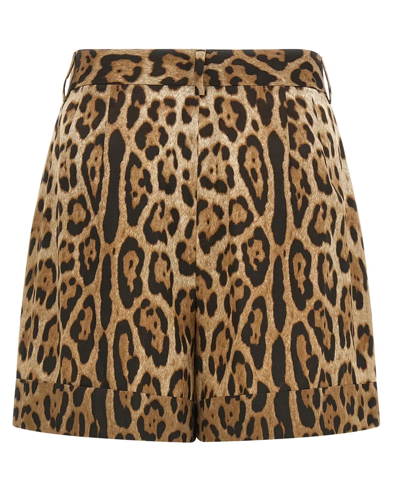 Dolce & Gabbana Women's Brown Cotton Bermuda Shorts Brown