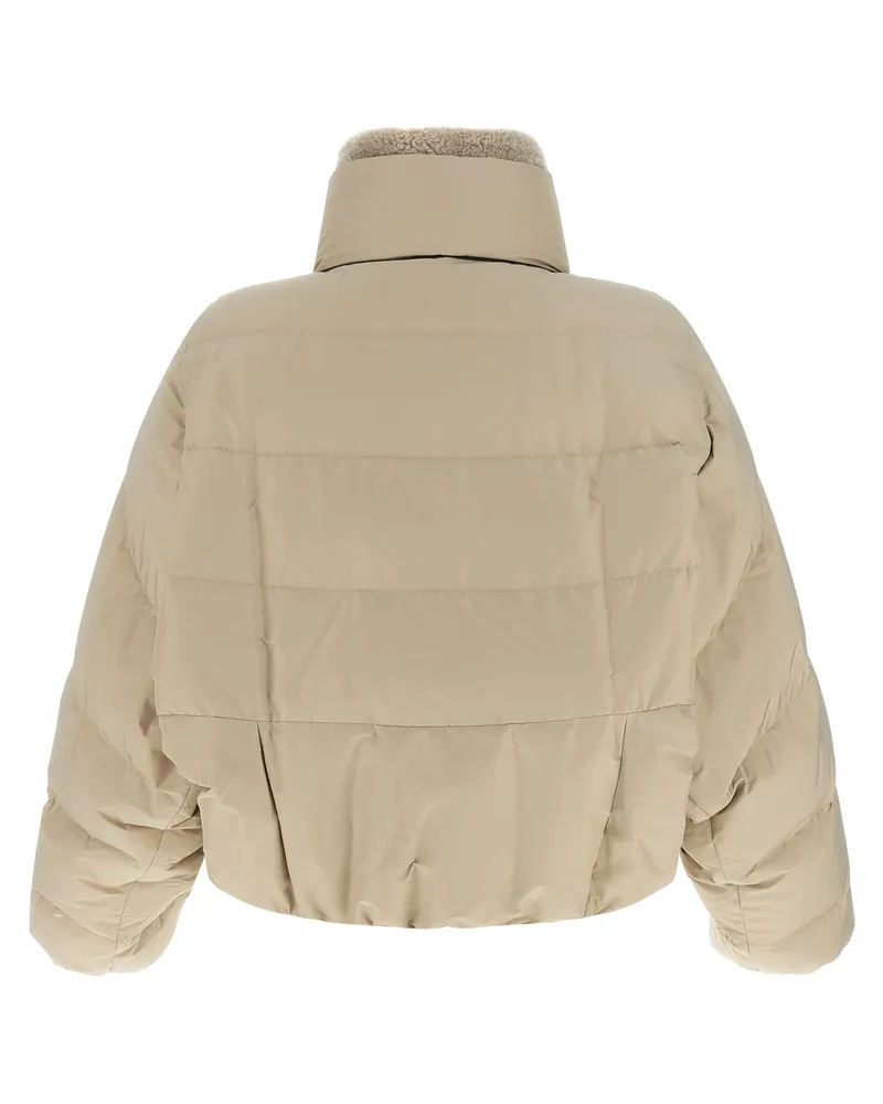 Brunello Cucinelli Women's Beige Cotton Full-Length Jacket Clothing Beige