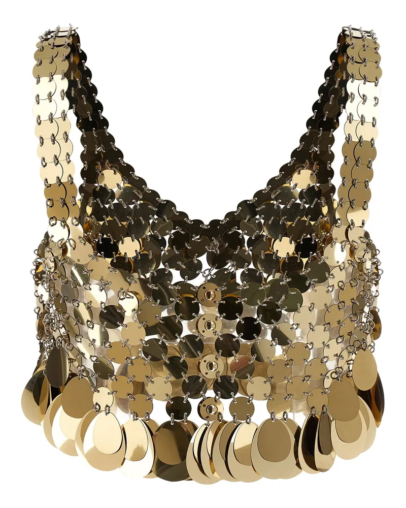 Paco Rabanne Tank Top — Gold Gold