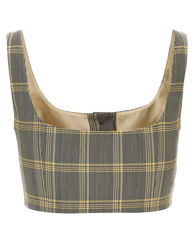 Marni Women's Multicolor Virgin Wool Sleeveles T-Shirt Multicolor