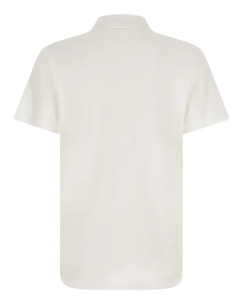 Versace Men White Cotton Polo Shirt White