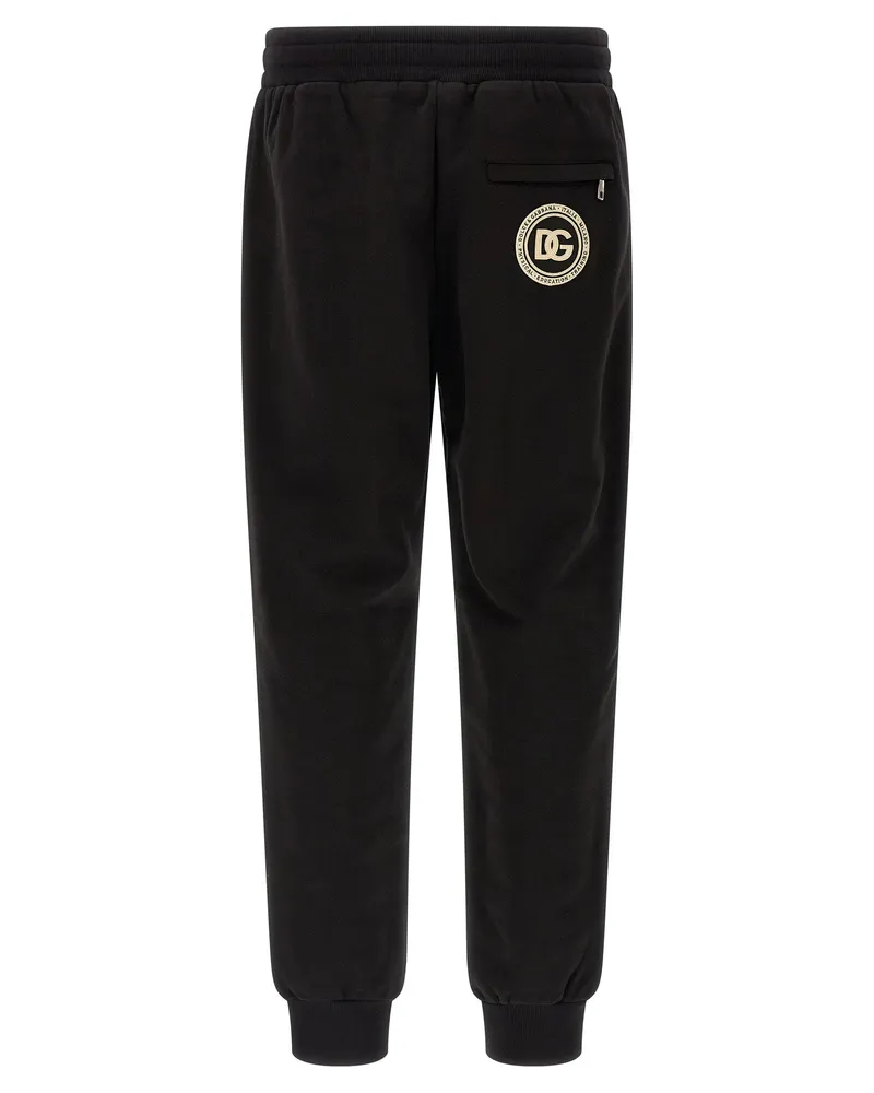 Dolce & Gabbana Cotton Jersey Joggers — Black Black