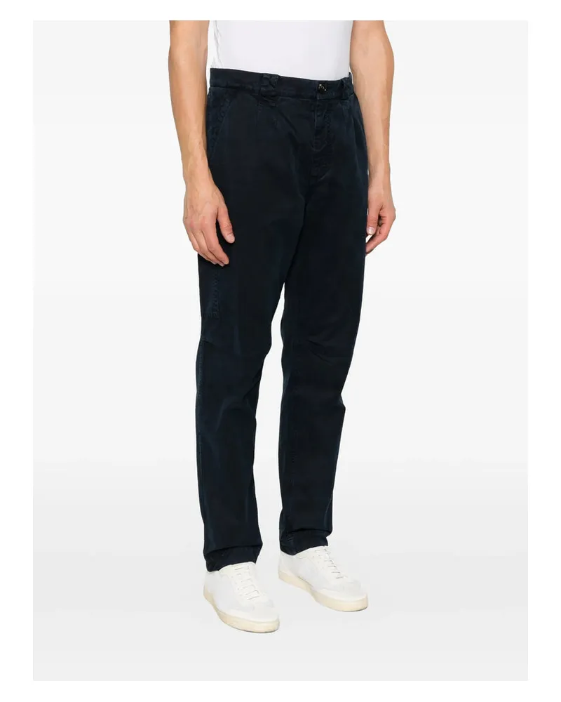 Brunello Cucinelli Cotton Trousers — Blue Blue