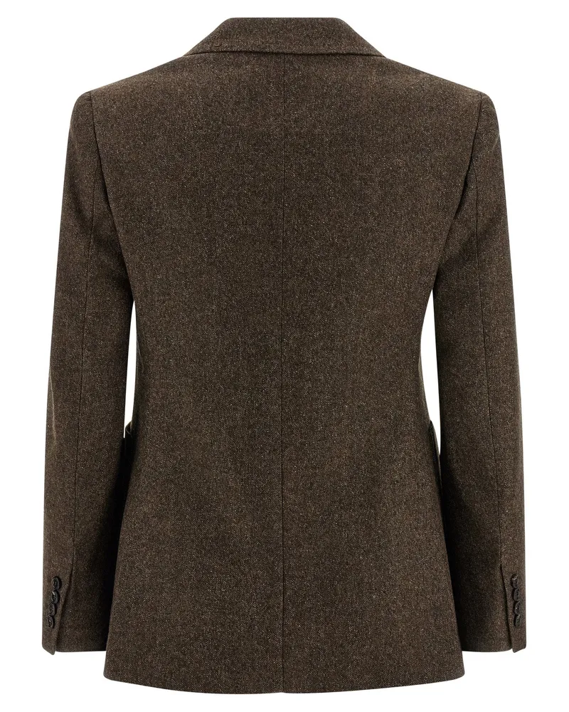 Max Mara Bermuda Blazer — Brown Brown