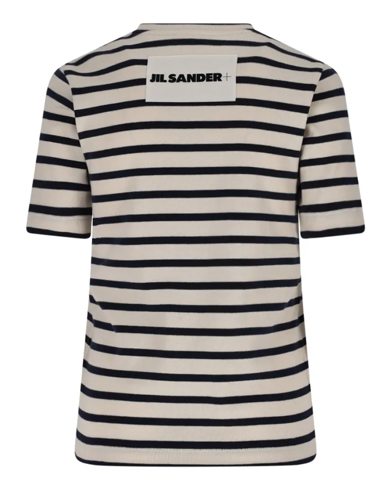 Jil Sander Women's T-Shirts And Polos White Cotton Cream