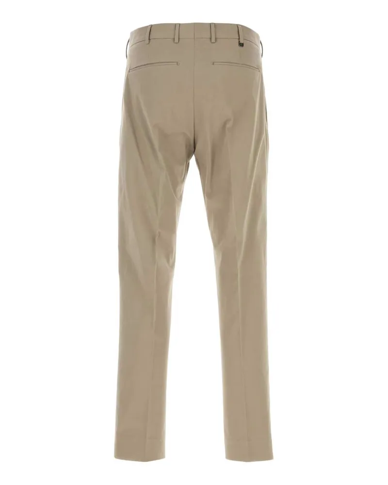 PT TORINO Men's Cappuccino Stretch Cotton Pant Ghiaccio Exterior: Elastane Pantaloni Trousers Beige