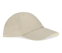 Men's Baseball Cap With Logo Bianco Cotton; Linen Hats E Hairbands