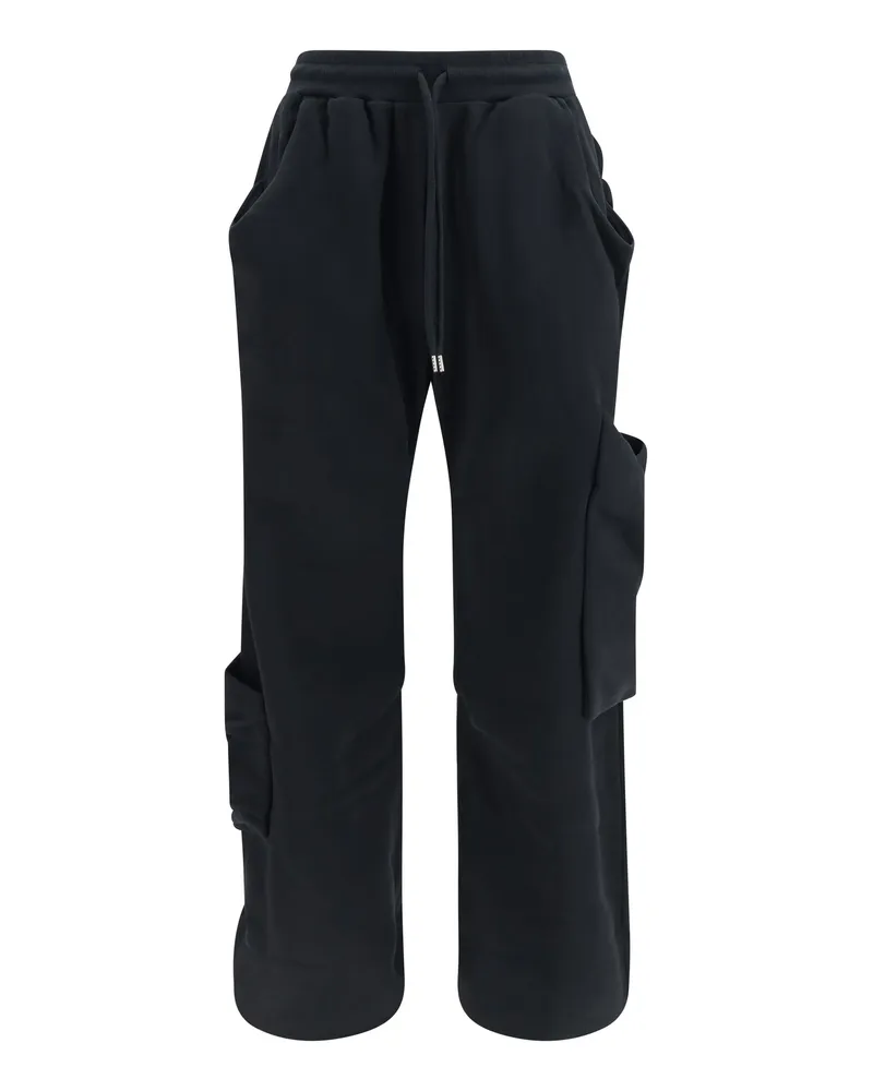 Vivienne Westwood Signature Pocket Cotton Sweatpants — Black Black