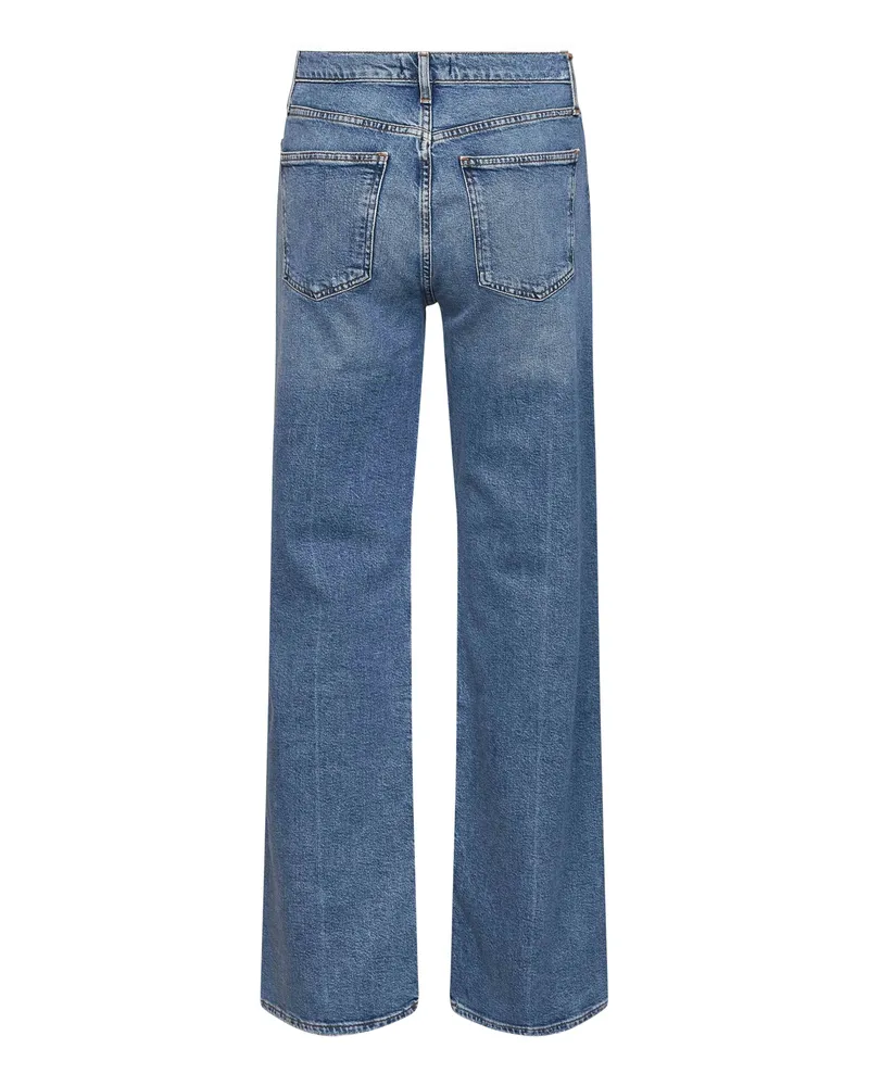 AGOLDE Women's Jeans Harper Straight Light Blue Regenerative Cotton Blue