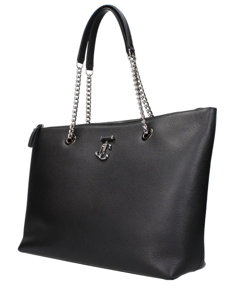 Jimmy Choo Women's Black Leather Shoulder Bag Black