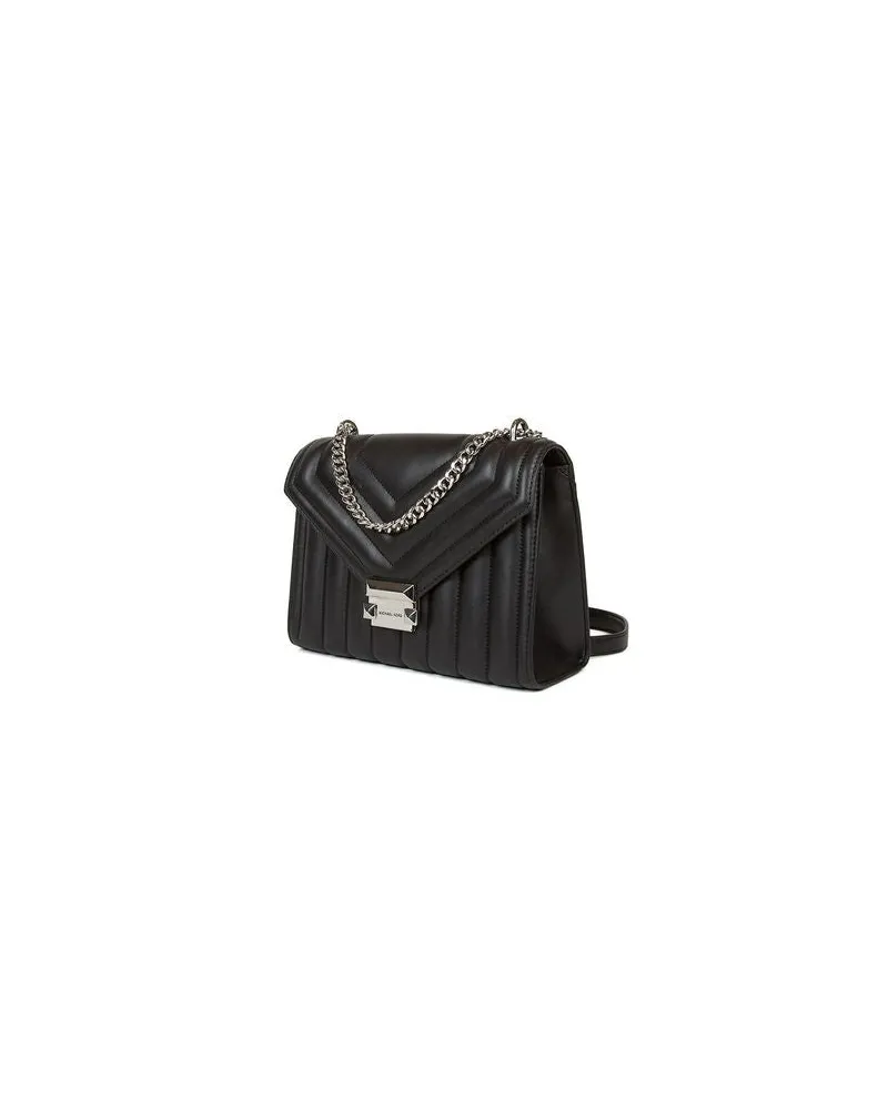Michael Kors Women's Shoulder Bag Black Polyurethane - Shoulder-Bags Black