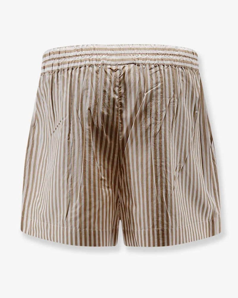 MC2 Saint Barth Women's Bermuda Shorts Beige Cotton Beige