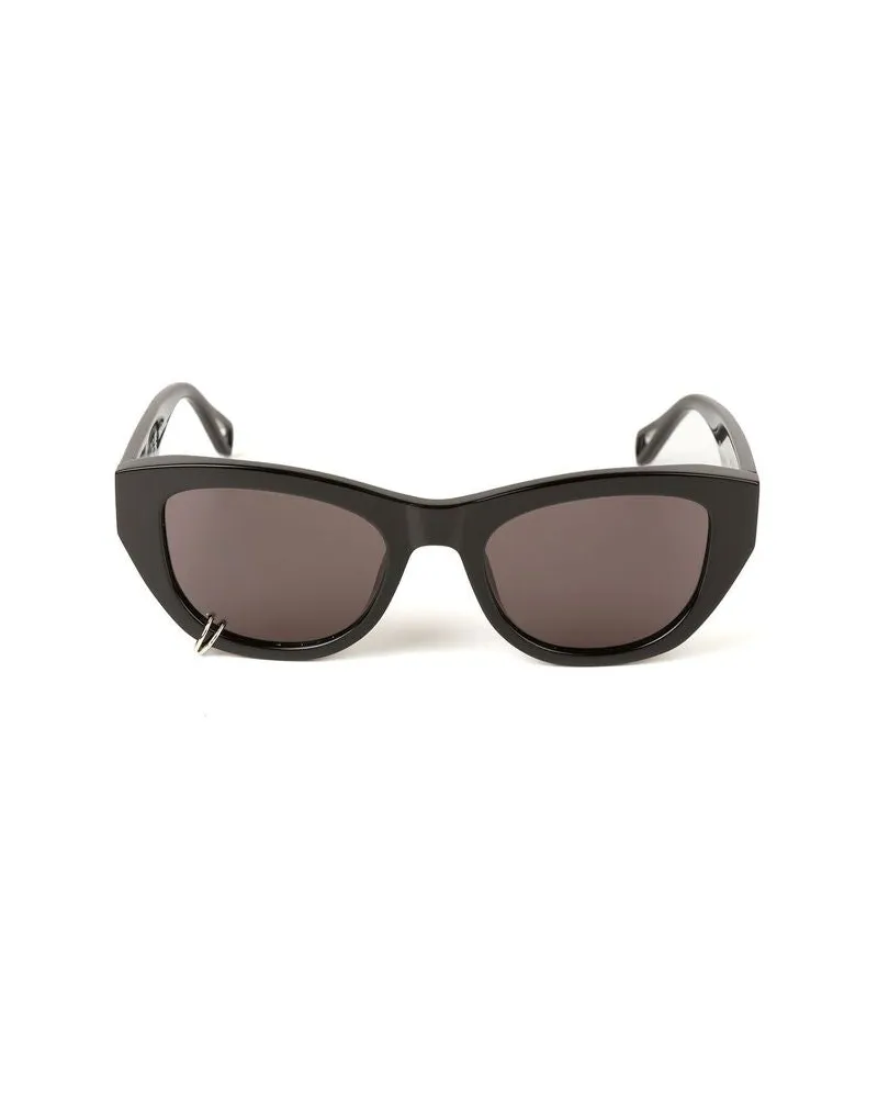 Zadig & Voltaire Women's Sunglasses Glossy Black Acetate Black